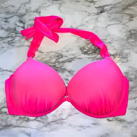 Victoria S Secret The Gorgeous Pink Underwire Pushup Bikini Bra Top 25 From Autumn