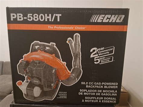 ECHO 58 2cc Gas Powered Backpack Blower PB 580H T BRAND NEW SEALED EBay