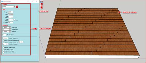 Floor generator plugin in sketchup