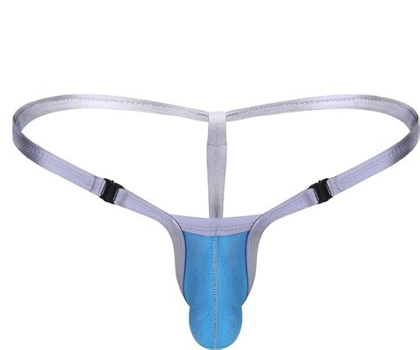 Mufeng Men S Low Rise Sexy Jockstrap Bulge Pouch Bikini Thong T Back