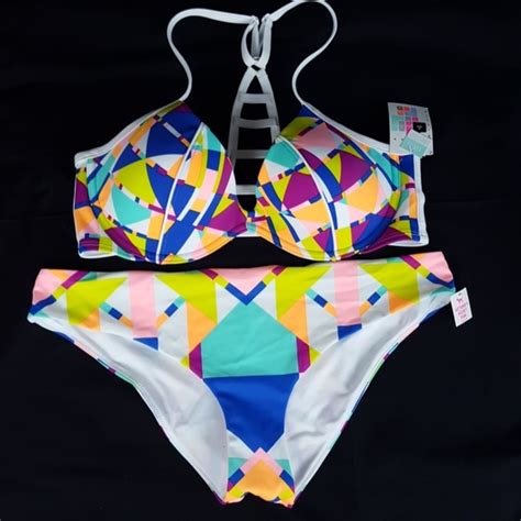 PINK Victoria S Secret Swim New Vs Large Bikini Set Poshmark