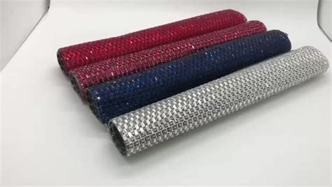 S018 New Hot Fix Crystal And 2 5 5 White Glass Trimming Hot Fix Adhesive Rhinestone Mesh Sheet