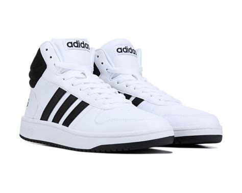 adidas VS Hoops 2.0 High Top Sneaker Black/White | Mens dress shoes ...