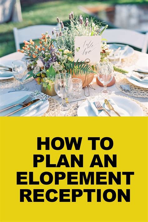 Wedding Reception After Eloping Ideas Artofit