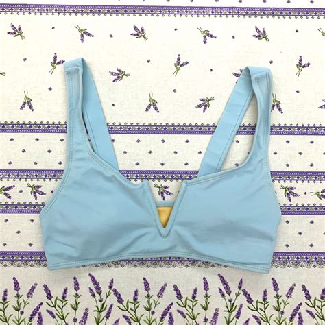 Eighth Mermaid Bikini Top In Baby Blue On Carousell