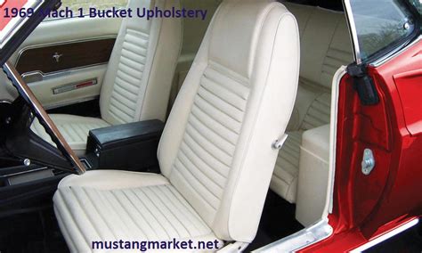 1969 Mustang Mach 1 Bucket Seat Upholstery