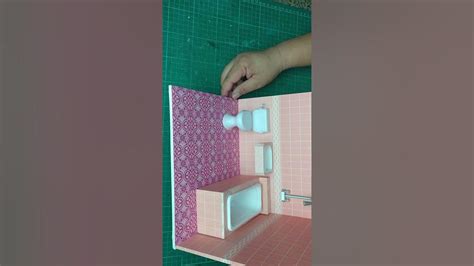 Diy Miniature Bathroom Part 1 Time Lapse Youtube