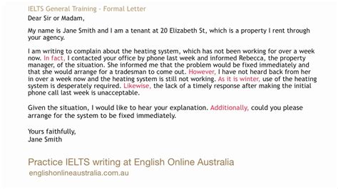 Impressive Letter Writing Format For Ielts Project Officer Cv Sample