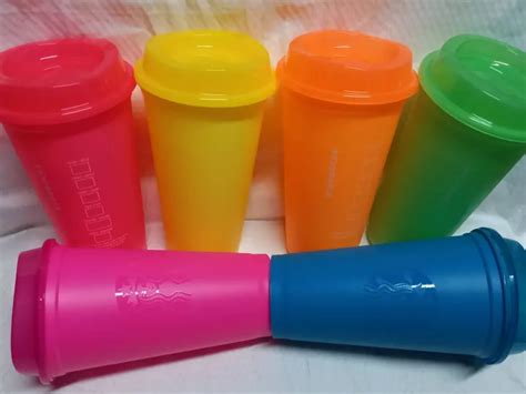 Starbucks Box Of Neon Brights Reusable Hot Cups New Release Summer Usa Release Lazada Ph