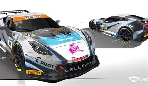 New Livery For Callaway Competition S Corvette C7 GT3 R For ADAC GT