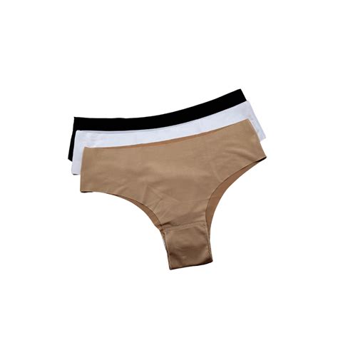 Kit 3 Calcinhas Conforto Modelo Tanga Em Microfibra Corte A Laser T104 COMPRA FACIL LINGERIE