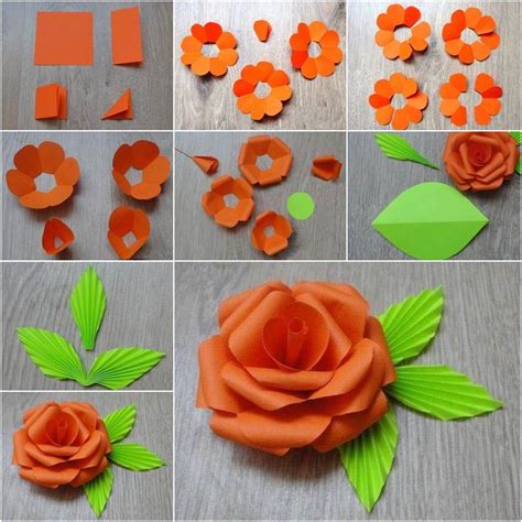 How To Diy Easy Paper Flower