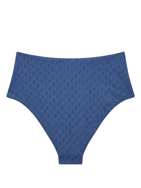 Bikinis Jimmy Choo High Waist Bikini Briefs SUMAB S LSMOKEYBLUE
