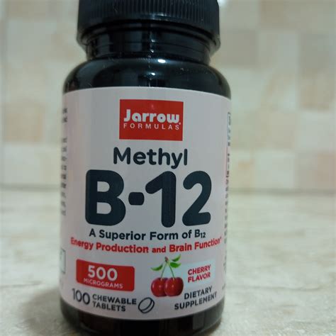 Jarrow Formulas Methyl B12 (500mcg) Cherry Flavoured Reviews | abillion