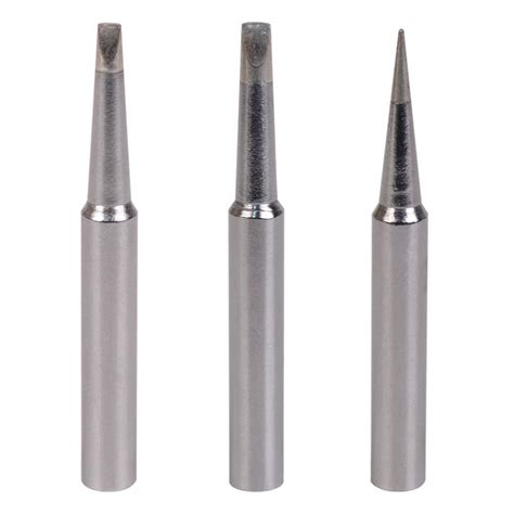 TECKE 3 PCS Replacement Tips For ST2 ST3 ST5 Soldering Iron Tip Set For