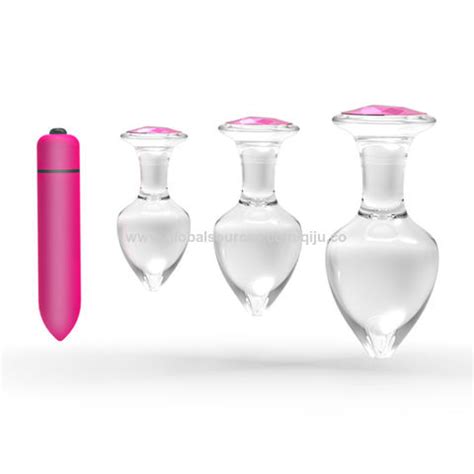Buy Wholesale China High Quality Bullet Transparent Glass Sex Anal Toys Ass Prostata Massager