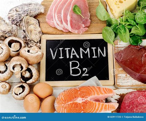 Foods Highest In Vitamin B Healthy Eating Stock Image Image Of