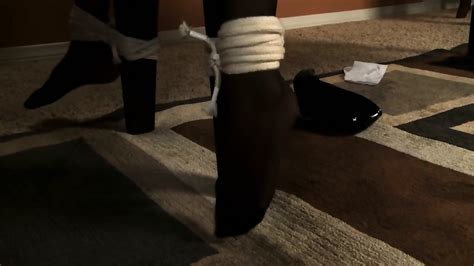 Natali Demore Domintates Her Nylon Sex Slave