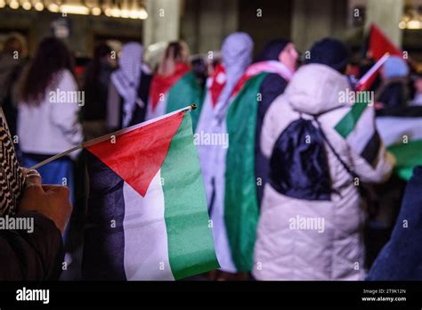 Pro Palestinian Demonstration In The Center Of Brussels Manifestation