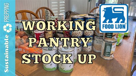 Food Lion Pantry Stock Up Haul YouTube