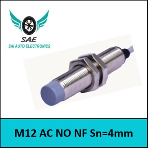 Brass M12 NO NC 4mm Inductive Proximity Sensor For Metal Sensing At