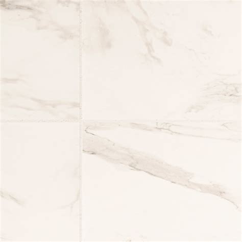 Andover White Polished Porcelain Tile | Floor and Decor