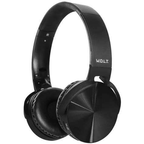 Закрытые беспроводные наушники W.O.L.T. QUB STN-250 Black для ...
