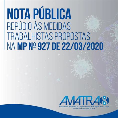 Nota Pública Repúdio ás Medidas Trabalhistas