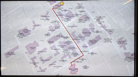 West Chester University Printable Campus Map Diverelop