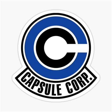 "Capsule corp. Logo" Sticker by DUHALT | Redbubble