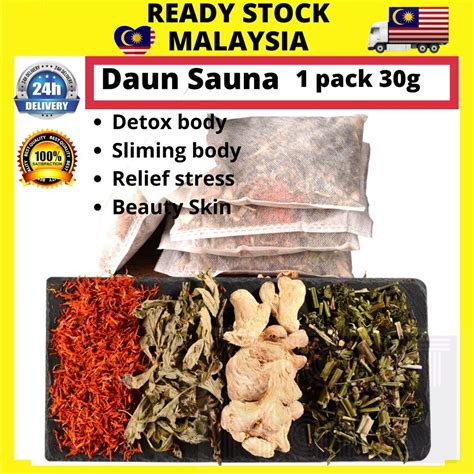 Daun Sauna Herbal Foot Herbs Sliming Buang Angin Buang Toksik