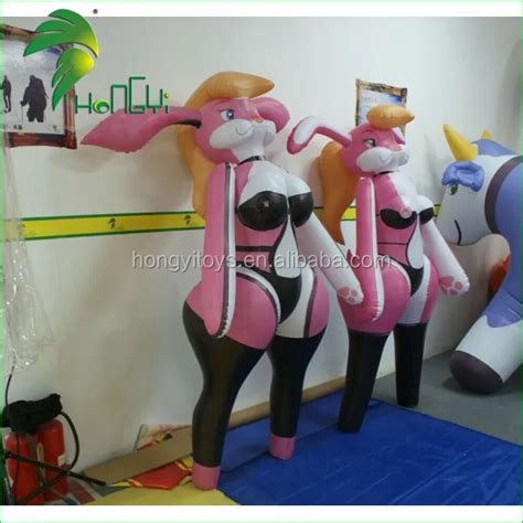 0 4mm Pvc Inflatable Bunny Sexy Girl