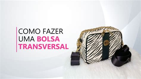 Como Costurar Uma Bolsa Transversal SEM Dificuldades Passo A Passo