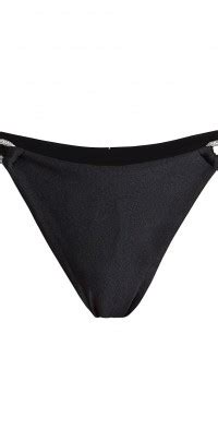 SIMKHAI Women S Crystal Strap Bikini Bottoms