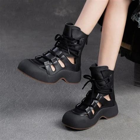 Купить Модные сандалии Johnature, дышащие летние ботинки из натуральной ...