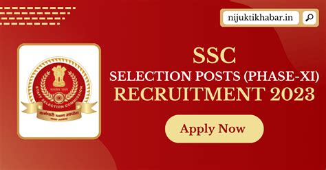 Ssc Selection Posts Recruitment Apply Now Online For