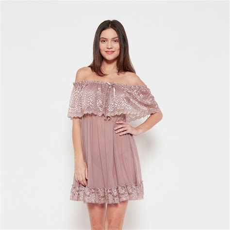 Jual Lest Official Anja Babydoll Dress Lingerie Set Shopee Indonesia