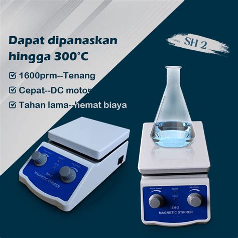 Jual Hot Plate Magnetic Stirrer Sh Magnet Stirer Pemutar Lab Hotplate Sh Laboratorium Ly