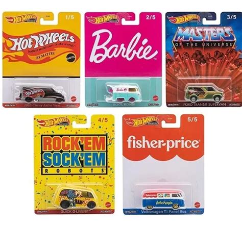 Hot Wheels Pop Culture Barbie Kool Kombi Panel Bus Env O Gratis