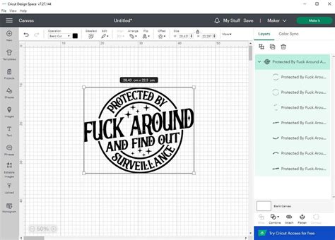 Protected By Fuck Around And Find Out Surveillance SVG Etsy