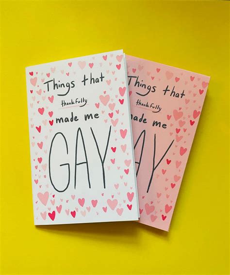 Things That Made Me Gay A Zine Etsy