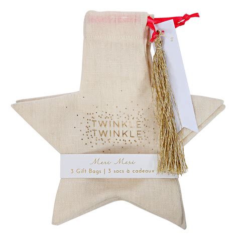 3 Cotton Star T Bags Little Lulubel