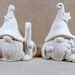 Ready To Paint Cute Ceramic Gnome Riding On A Frog Indoor Outdoor