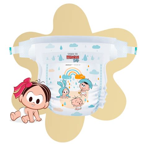 Turma da Mônica Baby Premium | Novas fraldas Turma da Mônica Baby. O ...