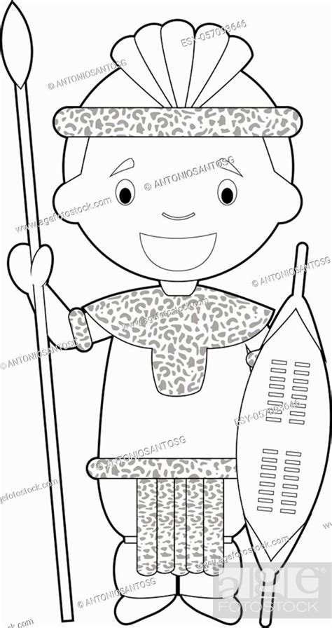 African Folk Art Coloring Pages
