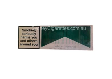 Marlboro White Menthol Cigarettes 20s X 10 Australia