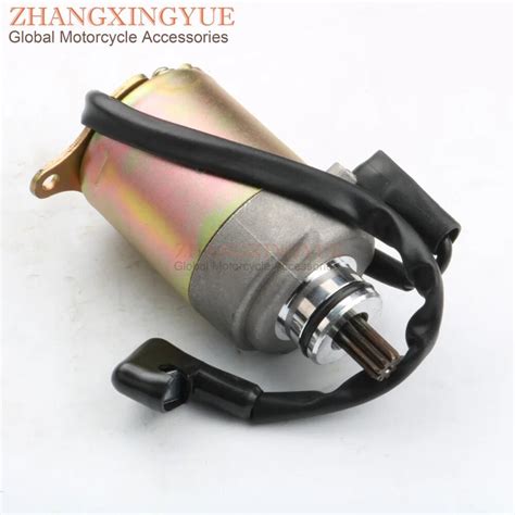 Start Starter Motor 9 Teeth For Gy6 125cc 150cc 152qmi 157qmj Quad Atv