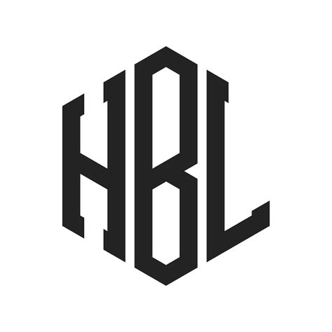 Premium Vector Hbl Logo Design Initial Letter Hbl Monogram Logo Using