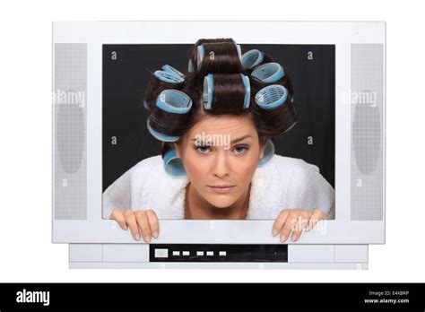 Man Trapped In Tv Hi Res Stock Photography And Images Alamy