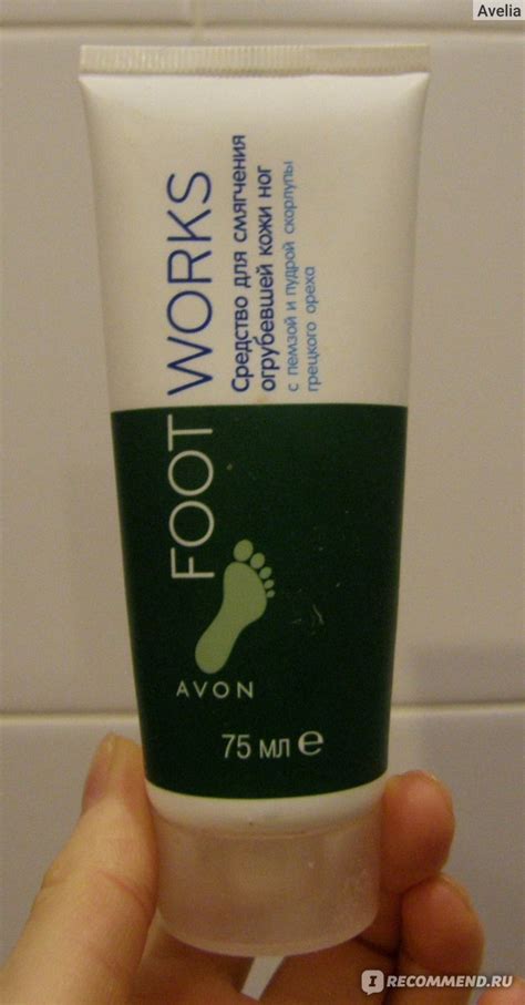 Средство для смягчения огрубевшей кожи ног Avon Foot Works healthy ...